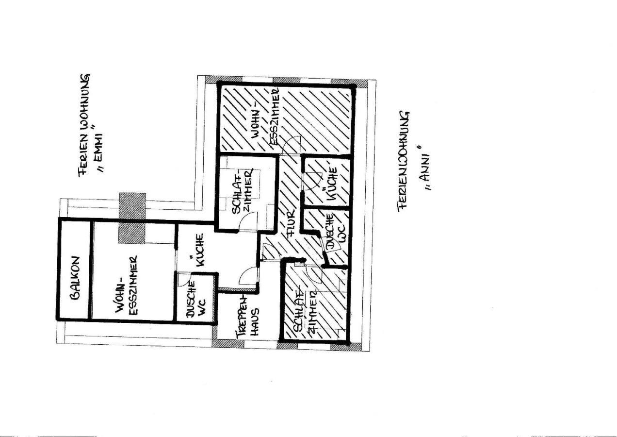 Ferienwohnung Emmi 말렌테 외부 사진